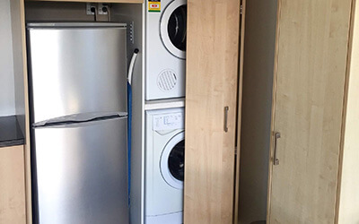 Merivale Apartments laundry setup