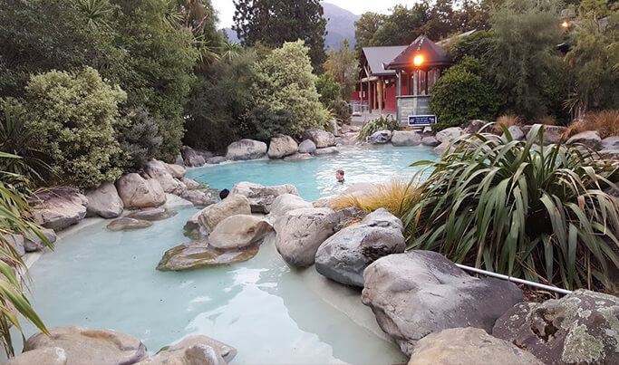 Hanmer Springs rock pools